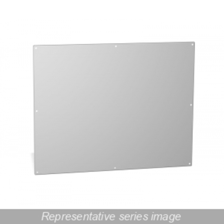 HAMMOND Panel 56 x 56, Fits Encl. 60 x 60, Steel/Wht 22P5656